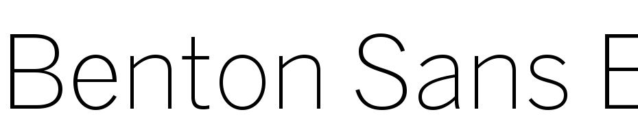 Benton Sans Extra Light Font Download Free